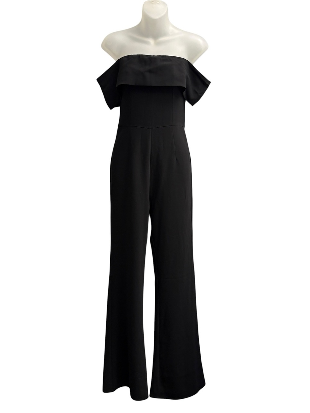 By The Way REVOLVE Jumpsuit Black Off Shoulder Flare Leg Formal Jumpsuit XS